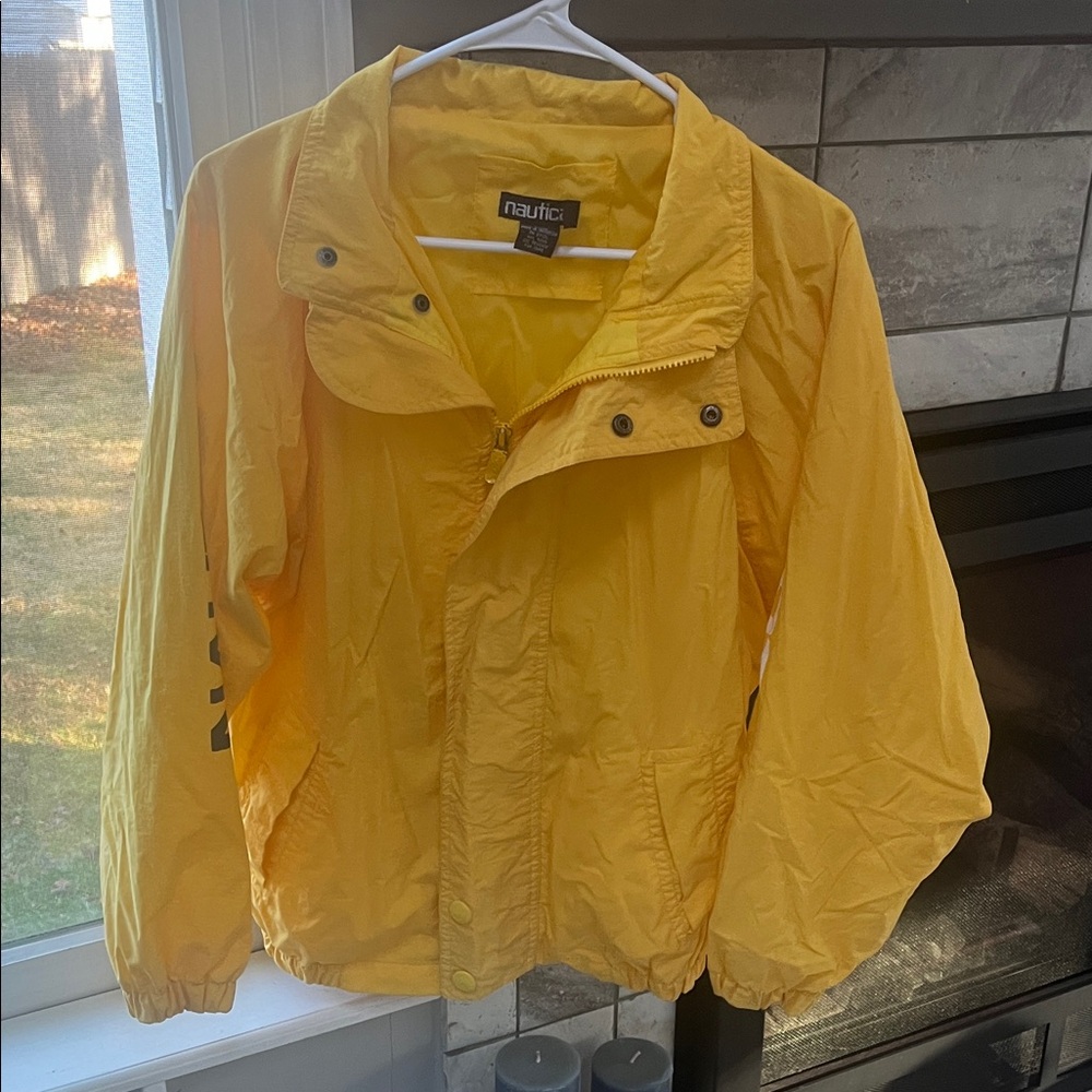 Nautica Kids Bright Yellow Windbreaker